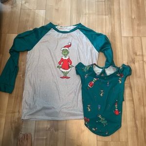 Matching family Grinch Christmas jammies